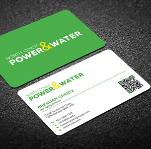 Visitenkarten-Design von Graphixpointt für North Coast Power & Water | Design: #28908152