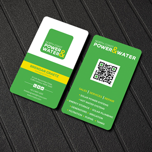 Visitenkarten-Design von Graphixpointt für North Coast Power & Water | Design: #28909258