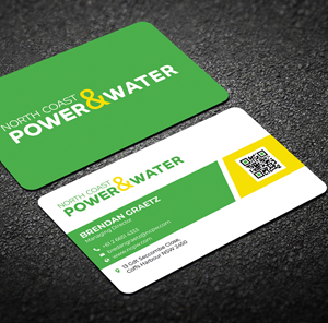 Visitenkarten-Design von Graphixpointt für North Coast Power & Water | Design: #28922891