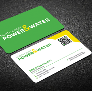 Visitenkarten-Design von Graphixpointt für North Coast Power & Water | Design: #28922901
