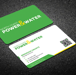 Visitenkarten-Design von Graphixpointt für North Coast Power & Water | Design: #28922902