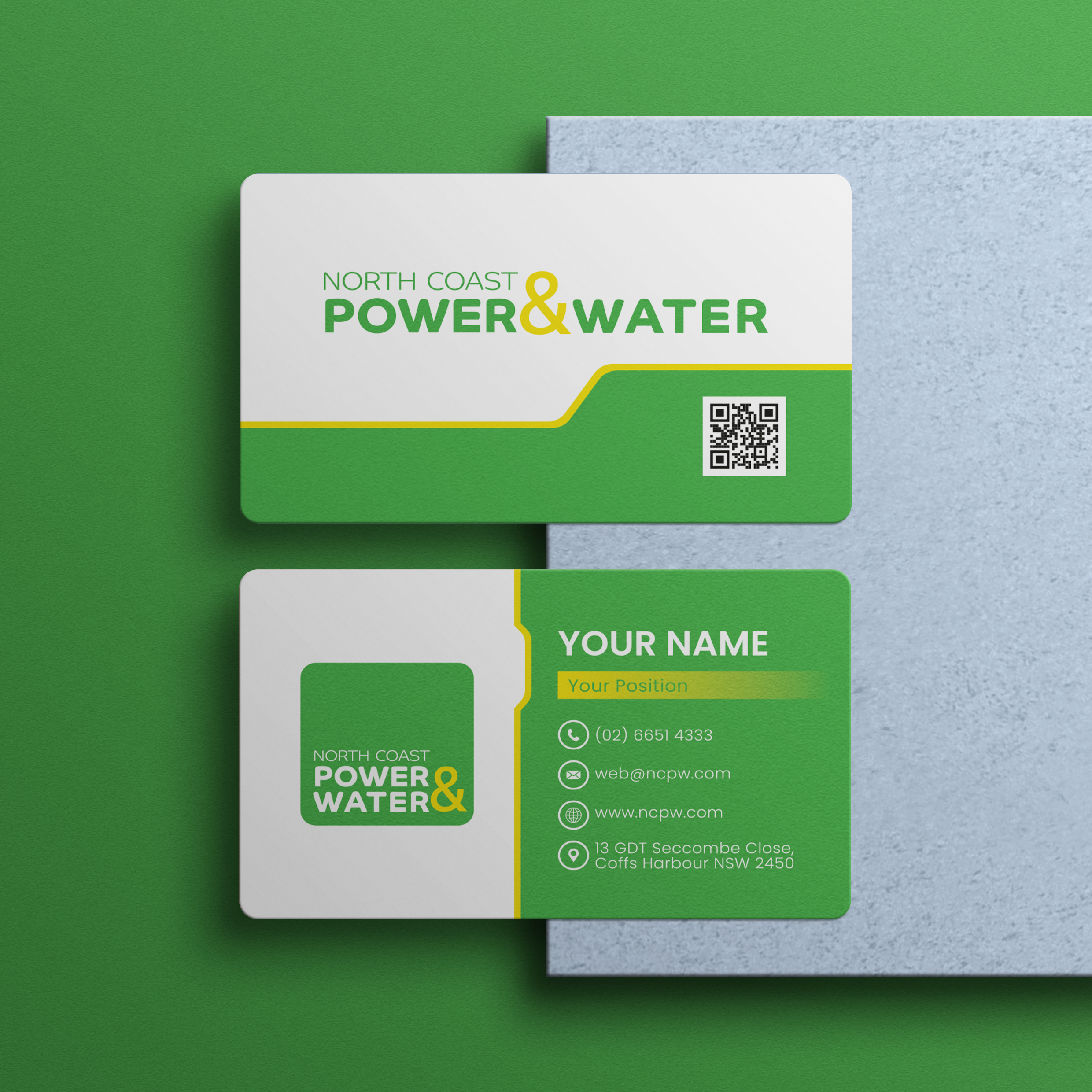 Visitenkarten-Design von madhushan_one für North Coast Power & Water | Design #28933120