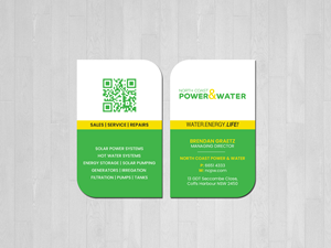 Business Card Design by Creations Box 2015 for North Coast Power & Water | Design: #28915262