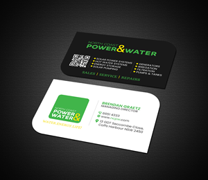 Business Card Design by Creations Box 2015 for North Coast Power & Water | Design: #28915263