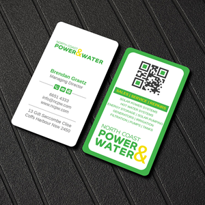 Business Card Design by Pictorial for North Coast Power & Water | Design #28906484