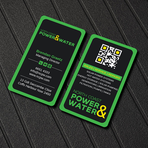 Visitenkarten-Design von LAXMI DESIGNHUB für North Coast Power & Water | Design: #28906487