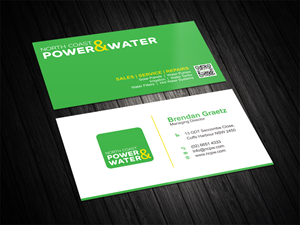 Visitenkarten-Design von vintana für North Coast Power & Water | Design: #28938664