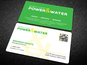 Visitenkarten-Design von Tripti Ranjan Gain für North Coast Power & Water | Design: #28937787