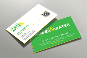 Visitenkarten-Design von Tripti Ranjan Gain für North Coast Power & Water | Design: #28937794