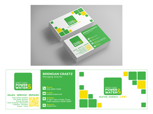 Visitenkarten-Design von Slant Line Media für North Coast Power & Water | Design: #28904609