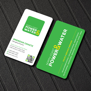 Visitenkarten-Design von Uttom 2 für North Coast Power & Water | Design: #28904746