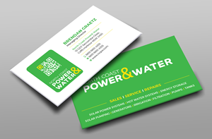 Visitenkarten-Design von Uttom 2 für North Coast Power & Water | Design: #28904847