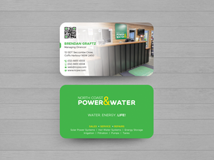 Visitenkarten-Design von DesignShout für North Coast Power & Water | Design: #28906348