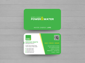 Visitenkarten-Design von DesignShout für North Coast Power & Water | Design: #28906696