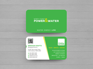 Visitenkarten-Design von DesignShout für North Coast Power & Water | Design: #28906697