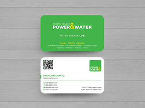 Visitenkarten-Design von DesignShout für North Coast Power & Water | Design: #28906757