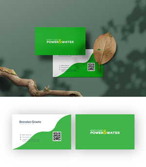 Visitenkarten-Design von Moon Design. für North Coast Power & Water | Design: #28904816