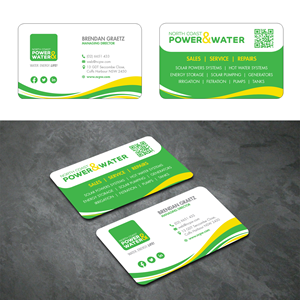 Business Card Design by Fendr for North Coast Power & Water | Design #28931202