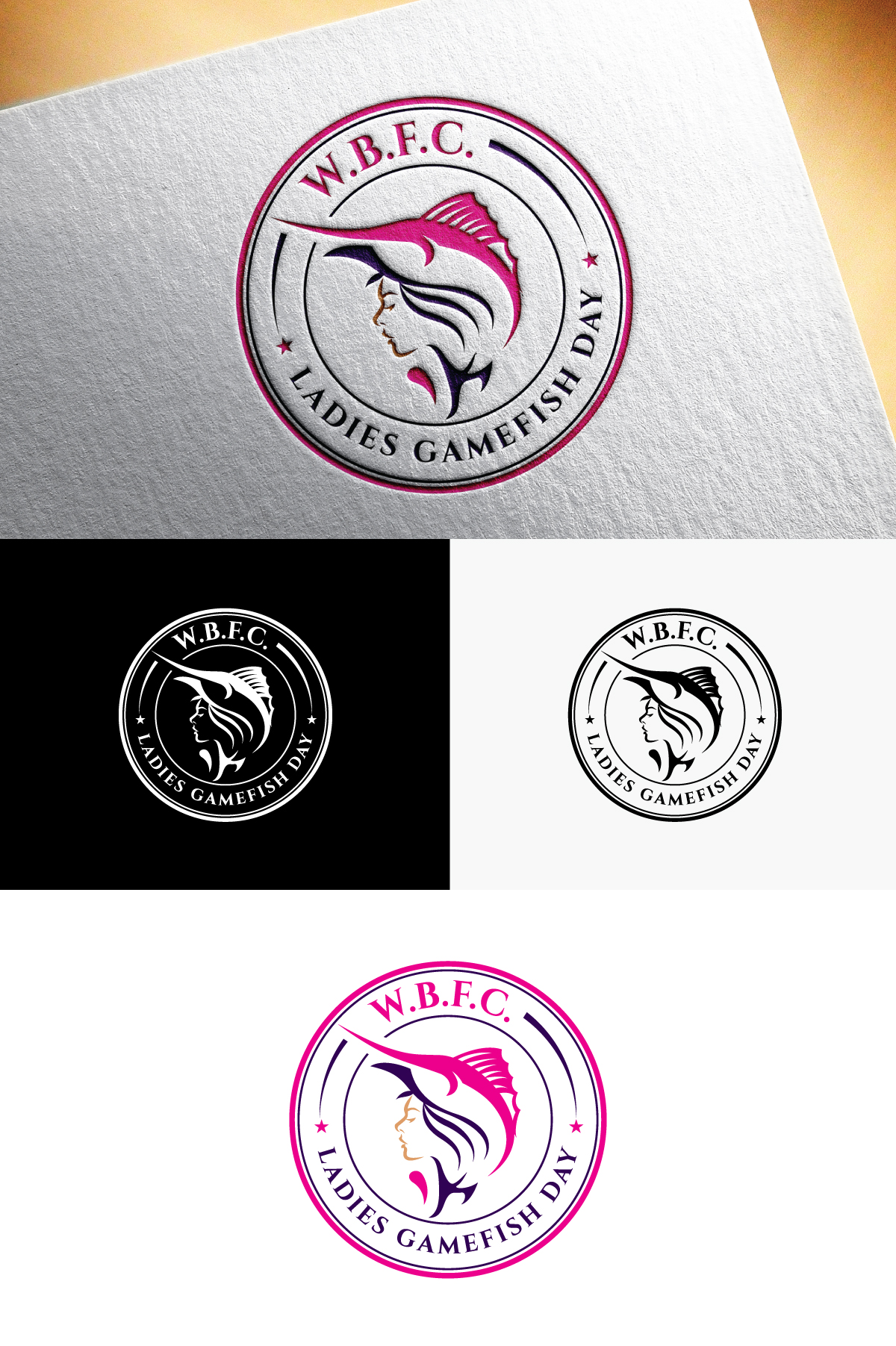 Logo Design by Logo Stock for Weipa Billfish Club | Design #28907602