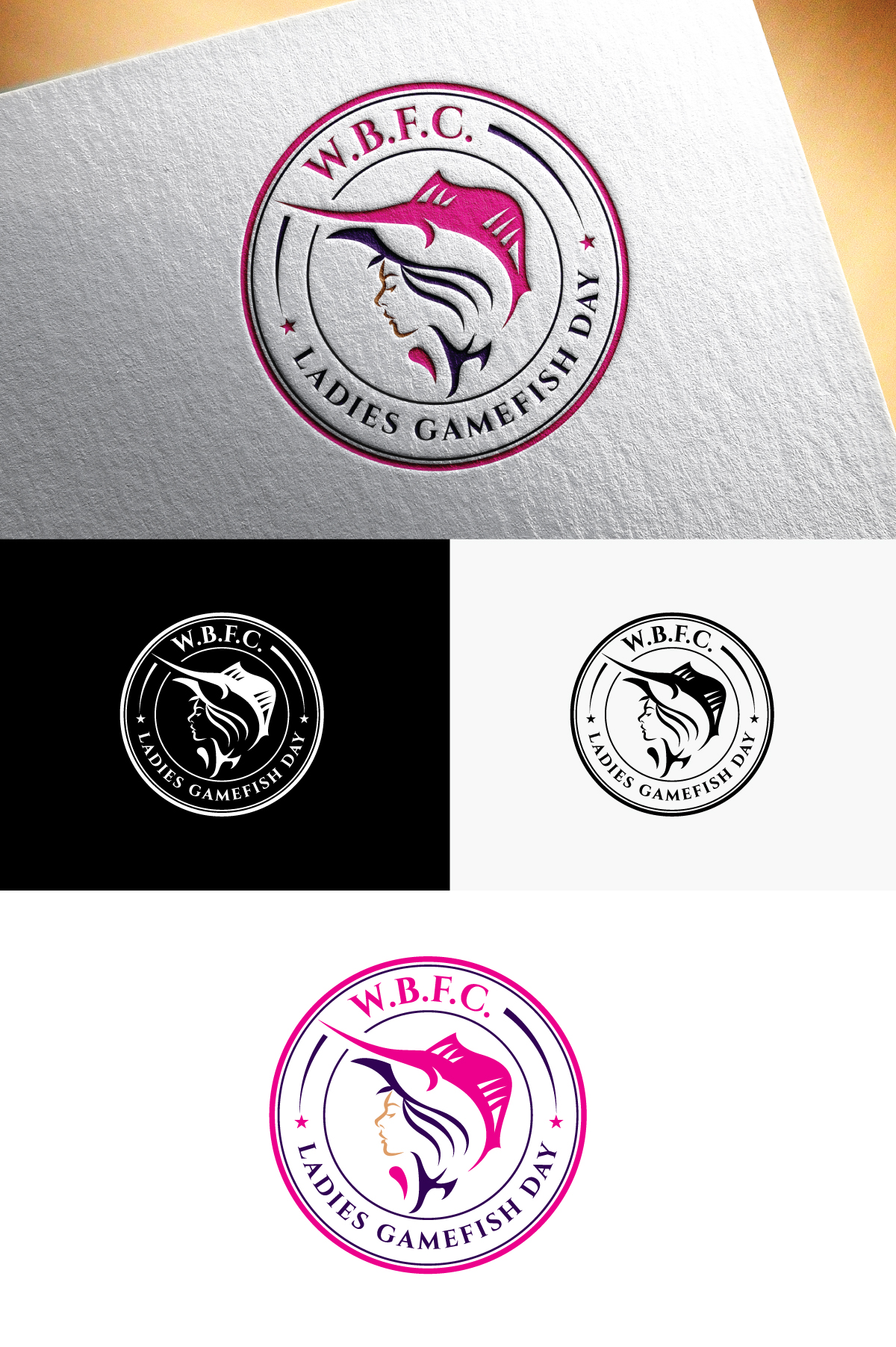 Logo Design by Logo Stock for Weipa Billfish Club | Design #28909134