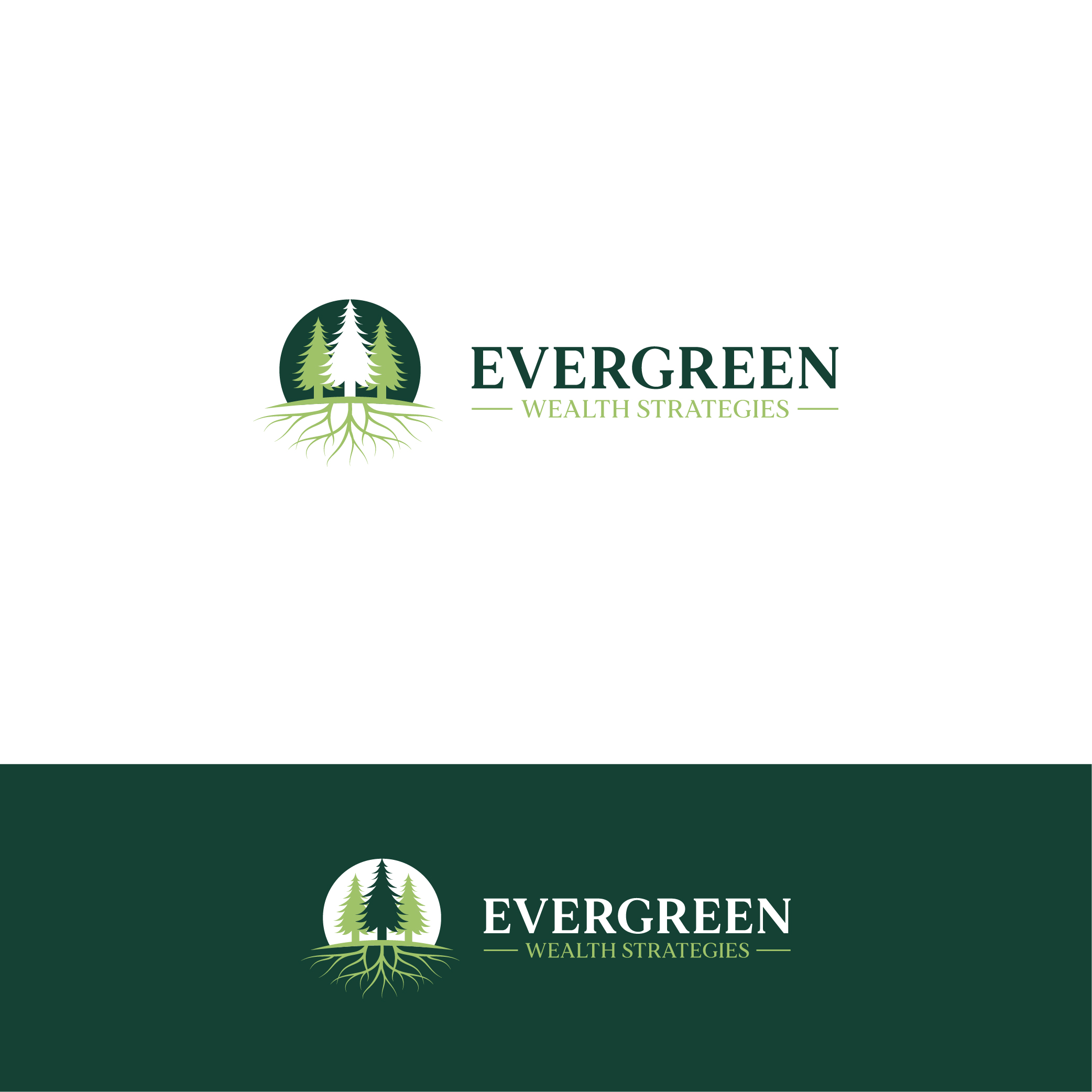 Logo Design by artbazz for Evergreen Wealth Strategies, LLC | Design #28940542