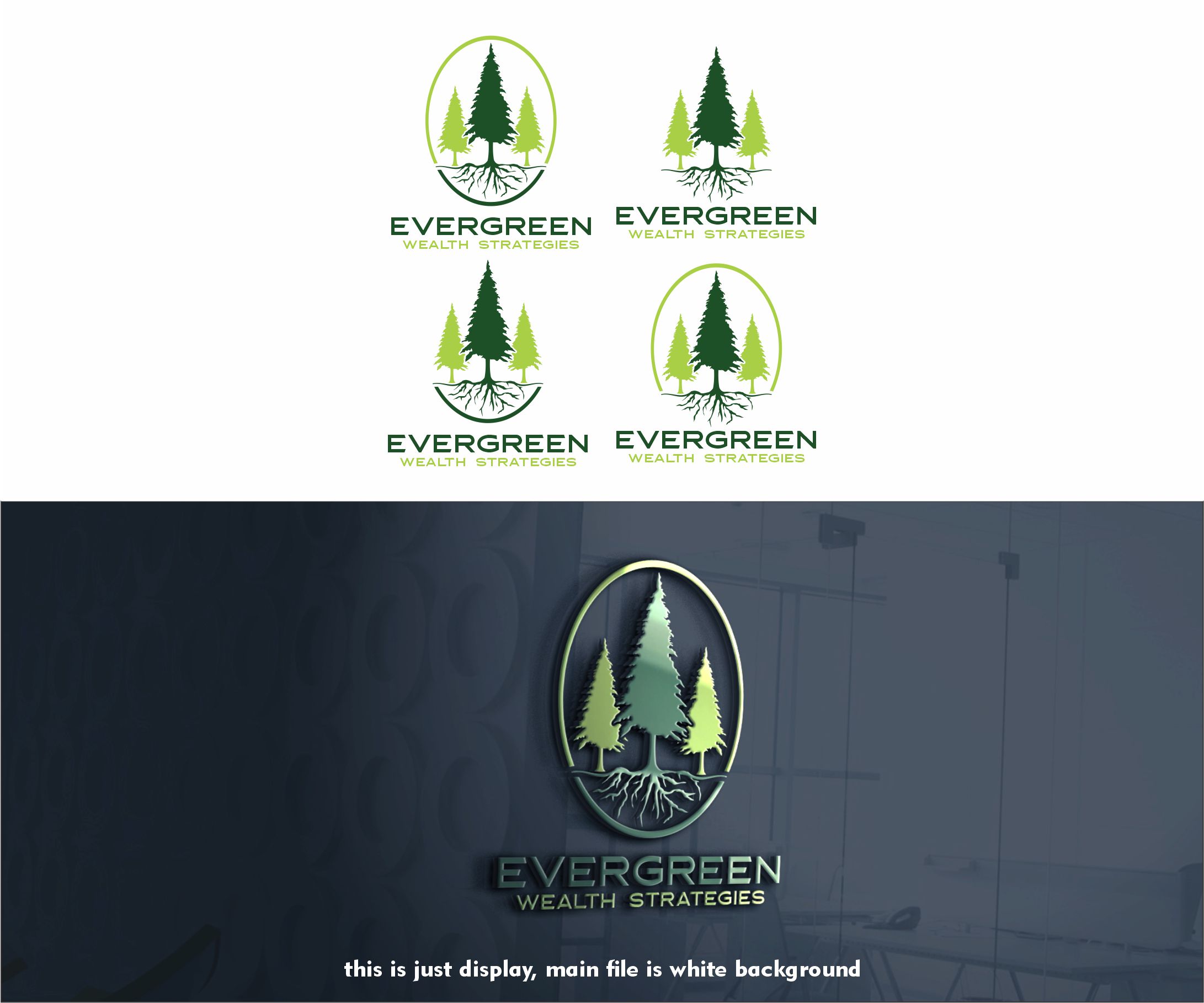 Diseño de Logo por alkaline para Evergreen Wealth Strategies, LLC | Diseño #28912404