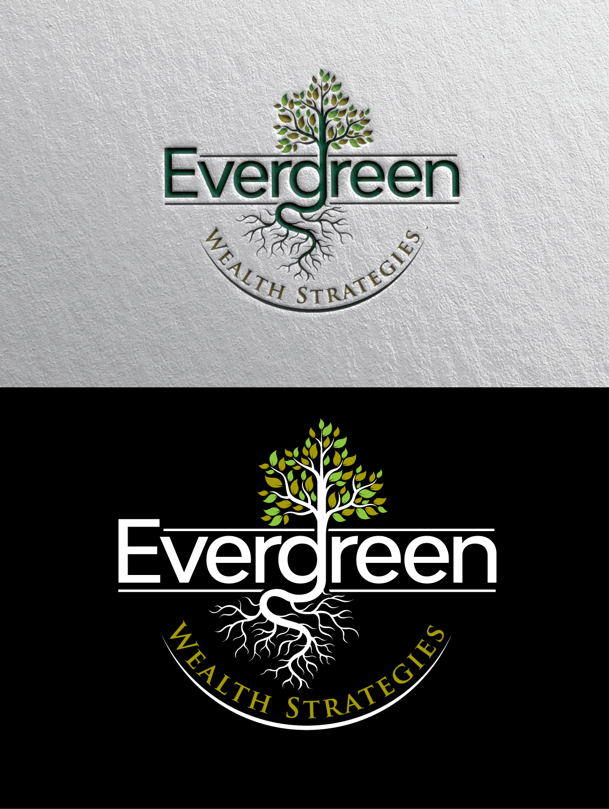 Logo Design by LogoPoko for Evergreen Wealth Strategies, LLC | Design #28913651