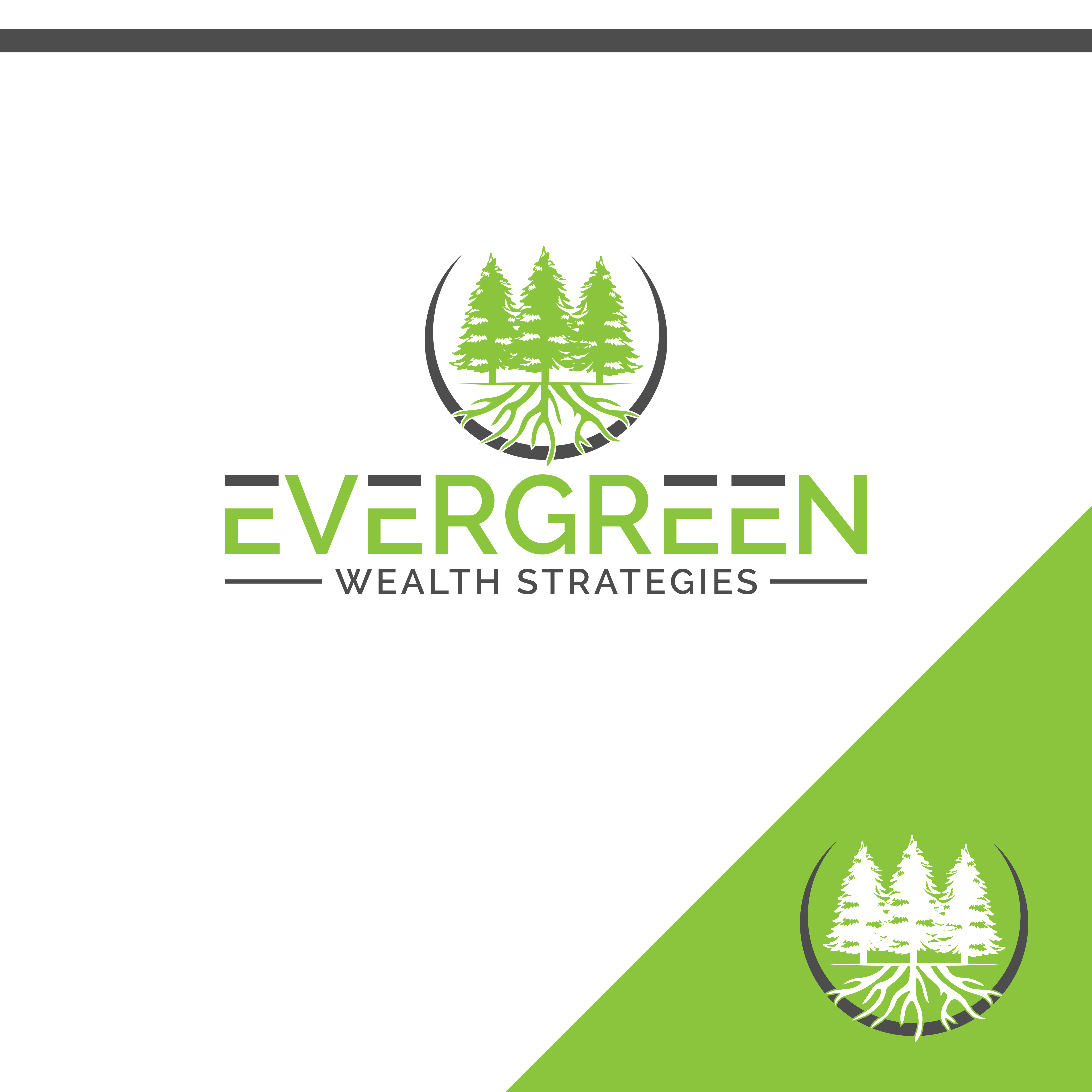 Logo Design by MY DESIGN 99 for Evergreen Wealth Strategies, LLC | Design #28924518