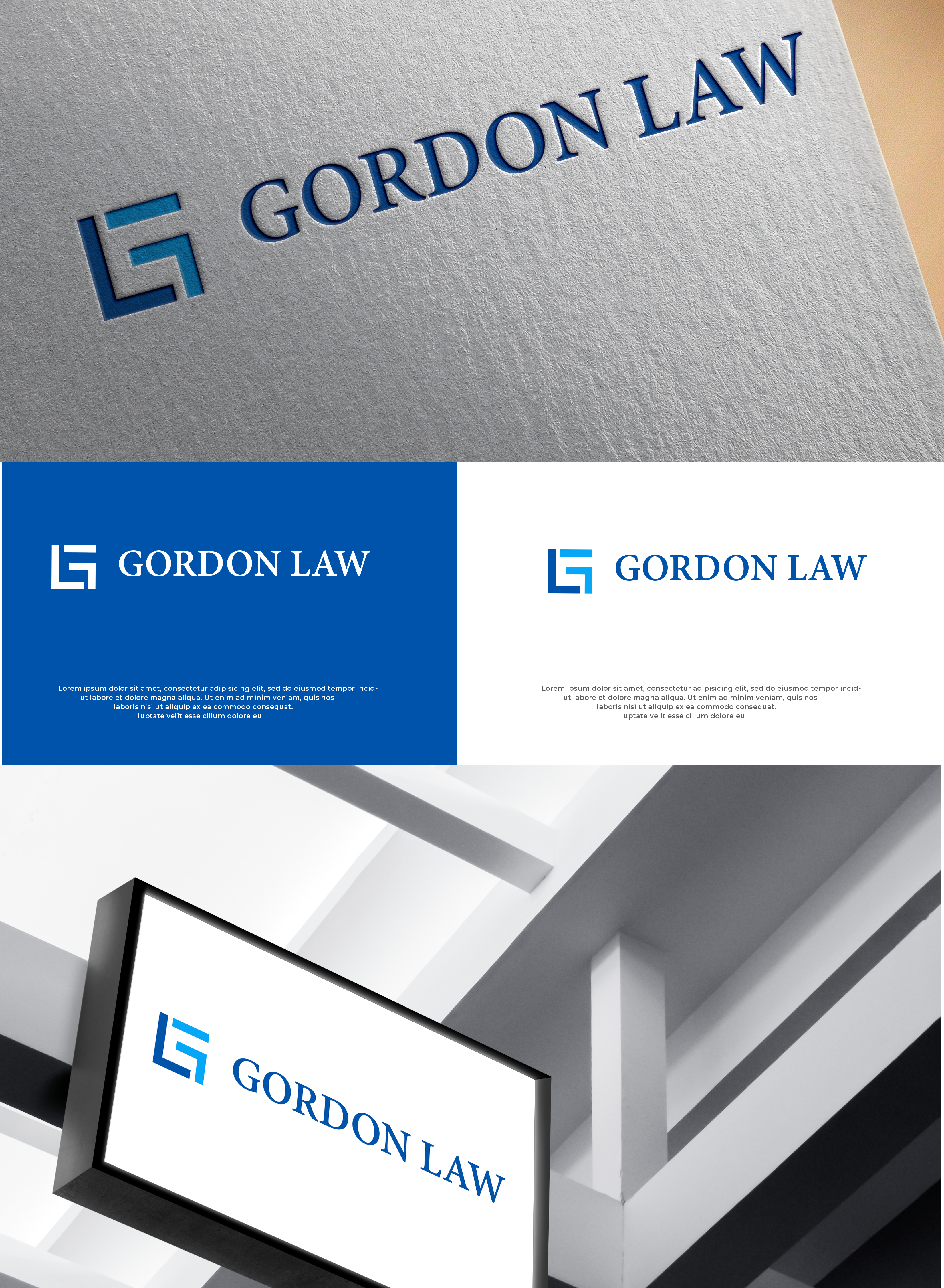 Logo-Design von Graphixpointt für The Gordon Law Firm | Design #28909175