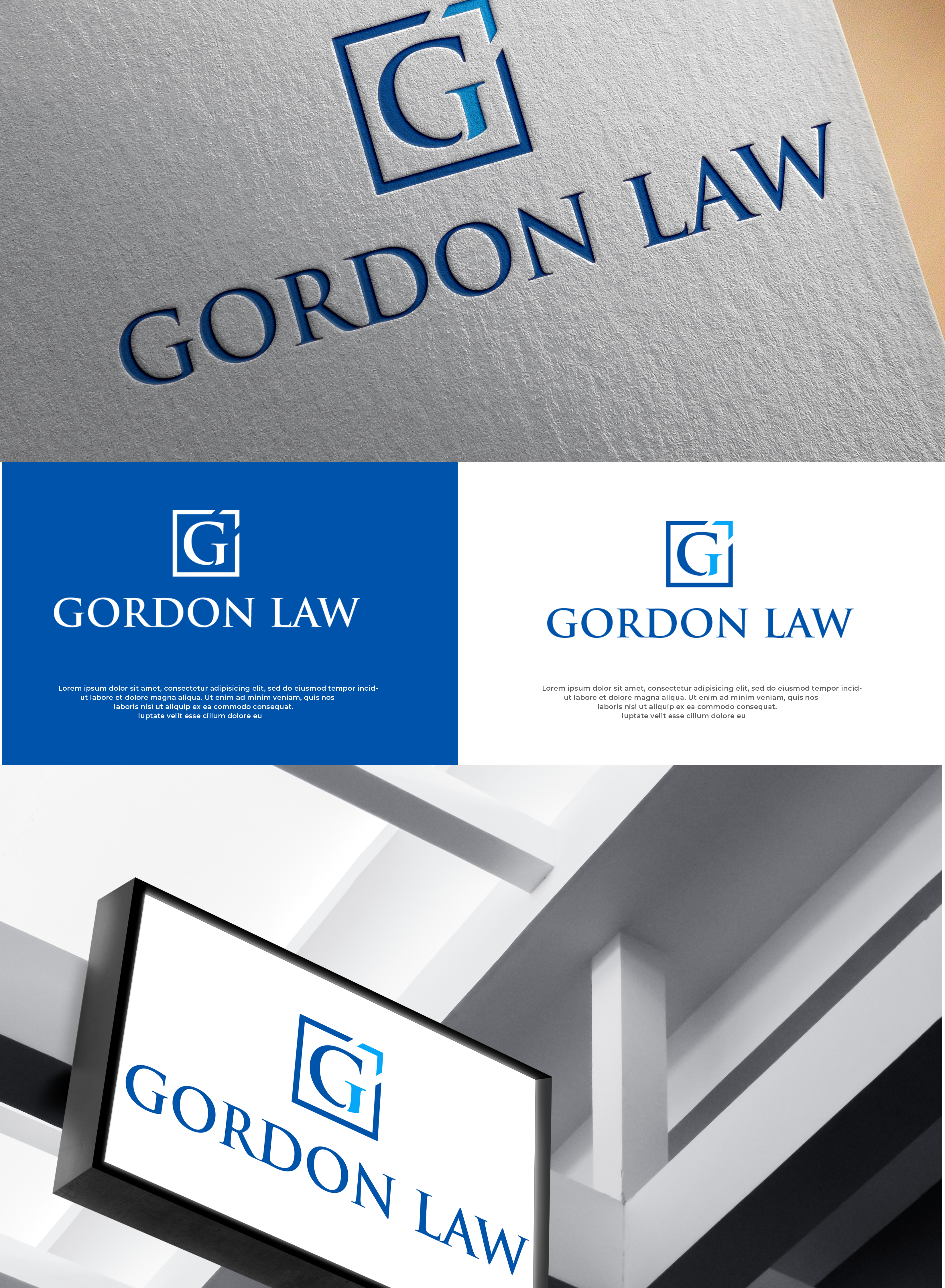 Logo Design by Graphixpointt for The Gordon Law Firm | Design #28909238