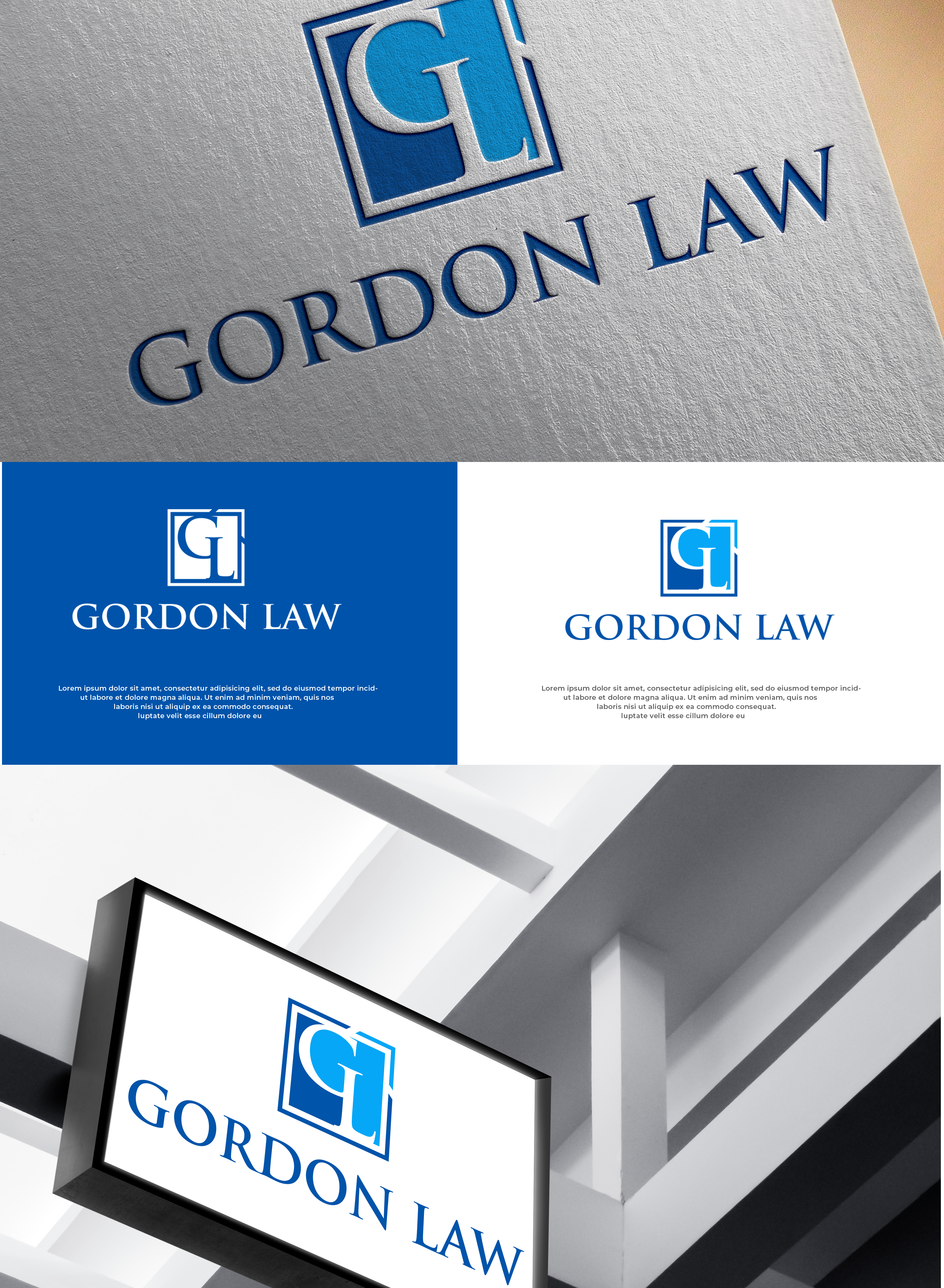 Logo Design by Graphixpointt for The Gordon Law Firm | Design #28909247