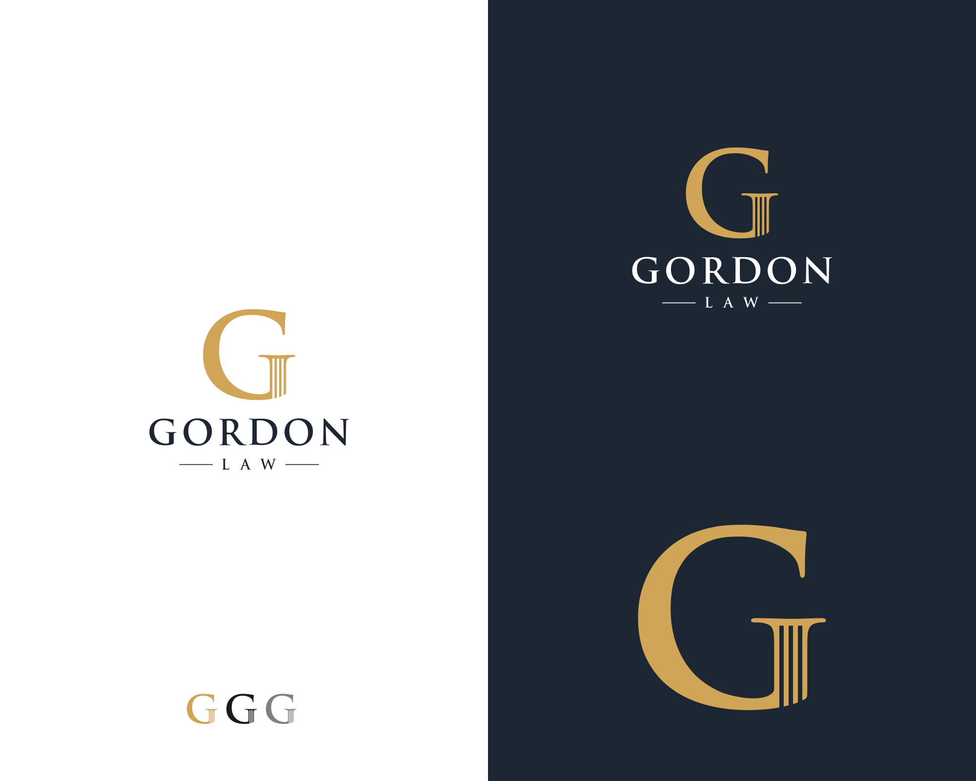 Logo Design by designstudio for The Gordon Law Firm | Design #28946141