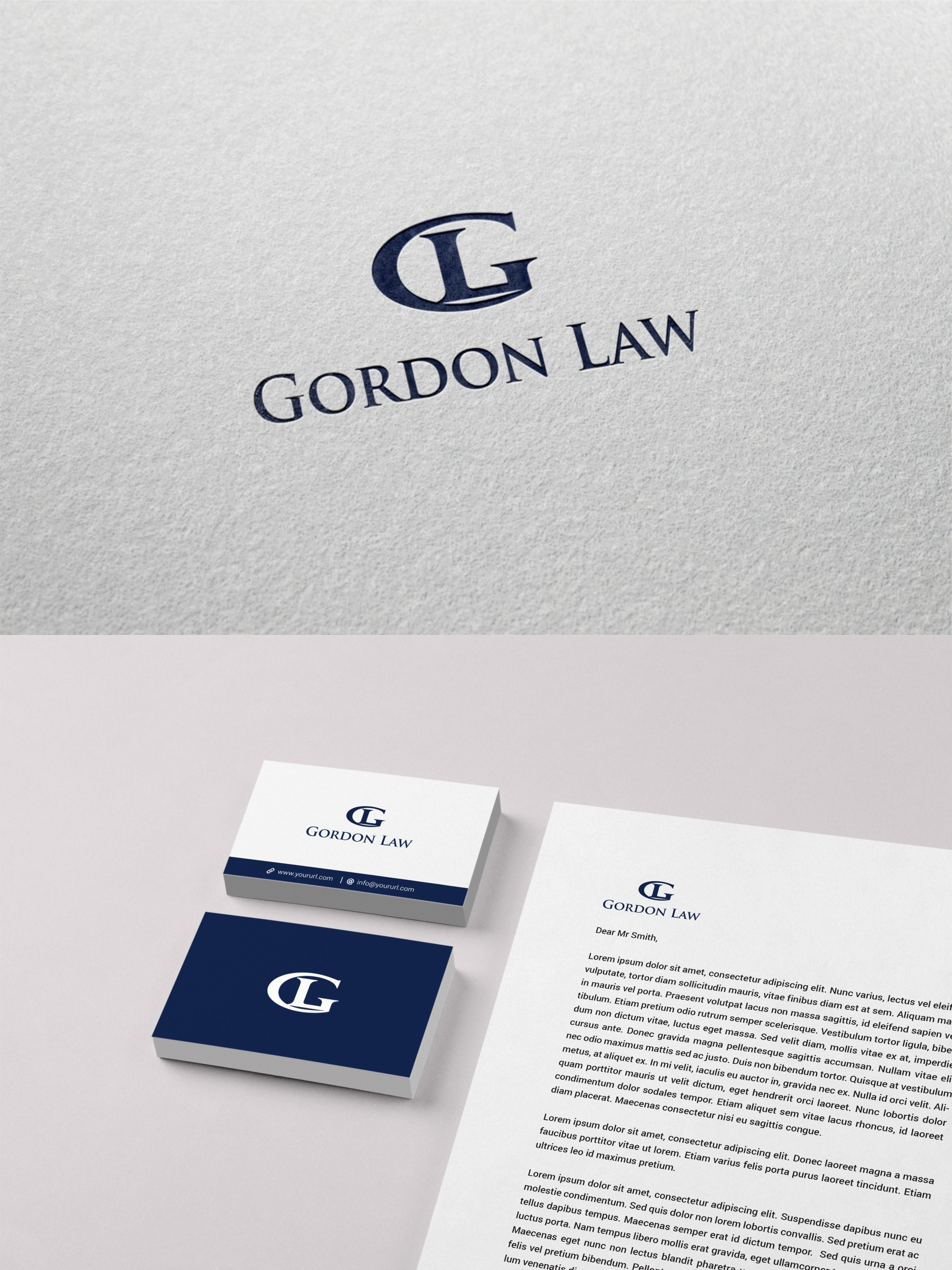 Logo-Design von Atemolesky für The Gordon Law Firm | Design #28920029