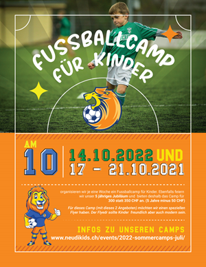 Flyer Design by JK18 for neudikids.ch | Design: #28914996