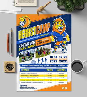 Flyer für unser Jubiläumscamp 