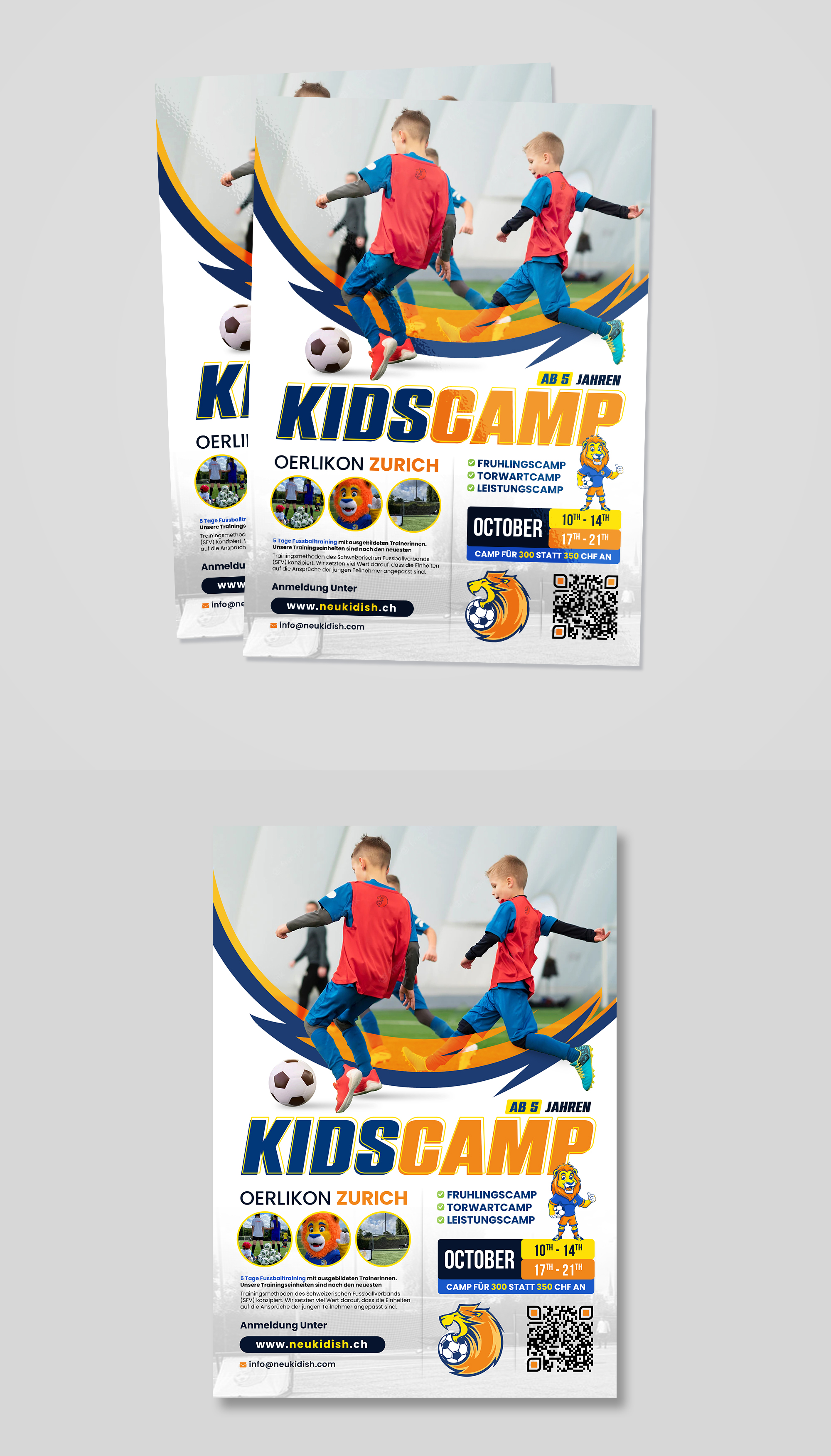 Flyer Design by ZeneFashions for neudikids.ch | Design: #28936927