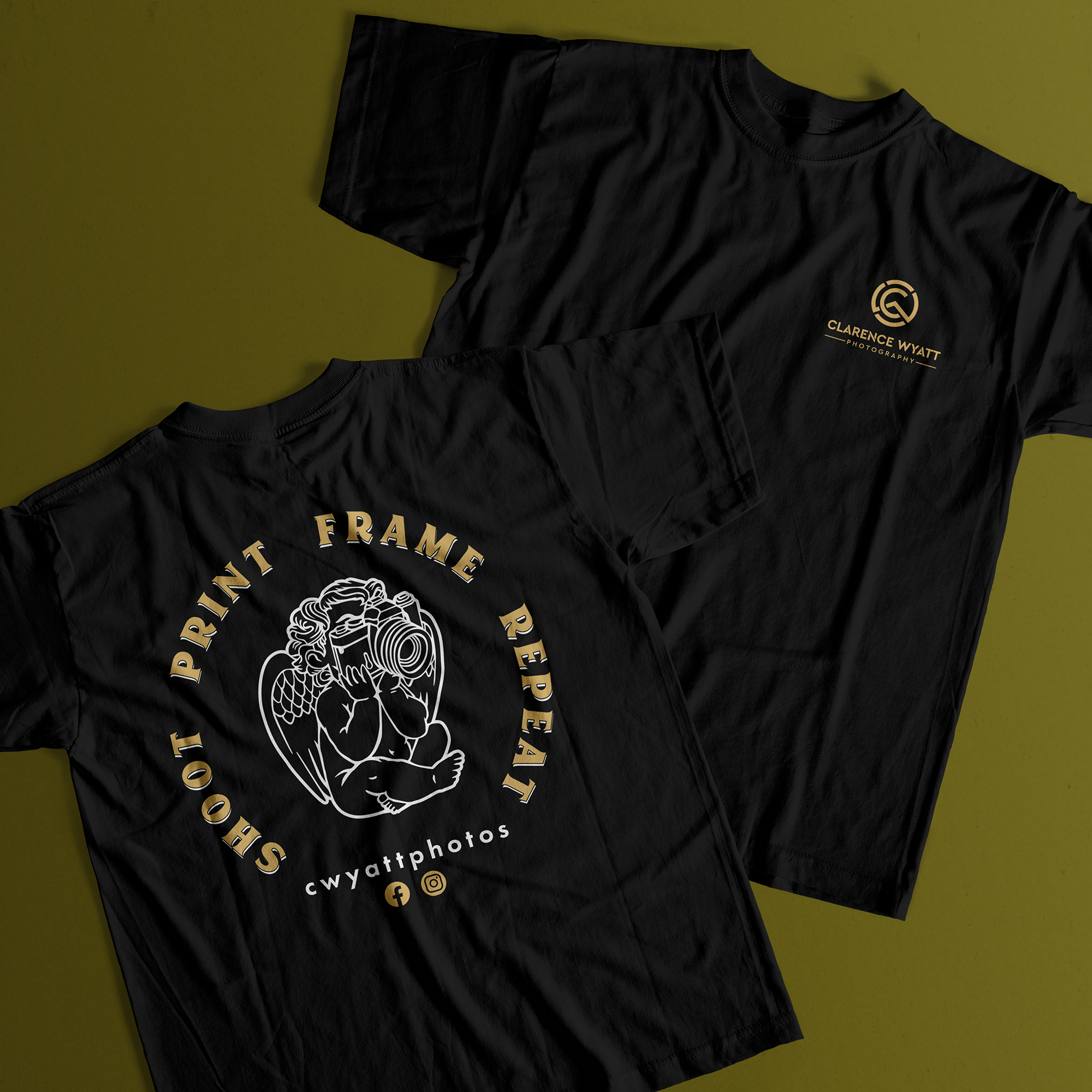 T-shirt Design by thedriftshop for Clarence Wyatt Photography | Design #28917186