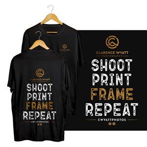 T-shirt Design by Graphic Storm for Clarence Wyatt Photography | Design: #28914326