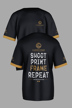 Design de T-shirt par Graphic Storm pour Clarence Wyatt Photography | Design #28914387