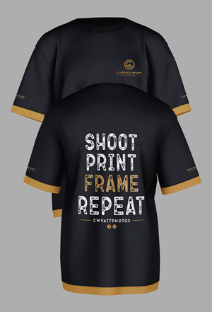 T-shirt Design by Graphic Storm for Clarence Wyatt Photography | Design: #28917008