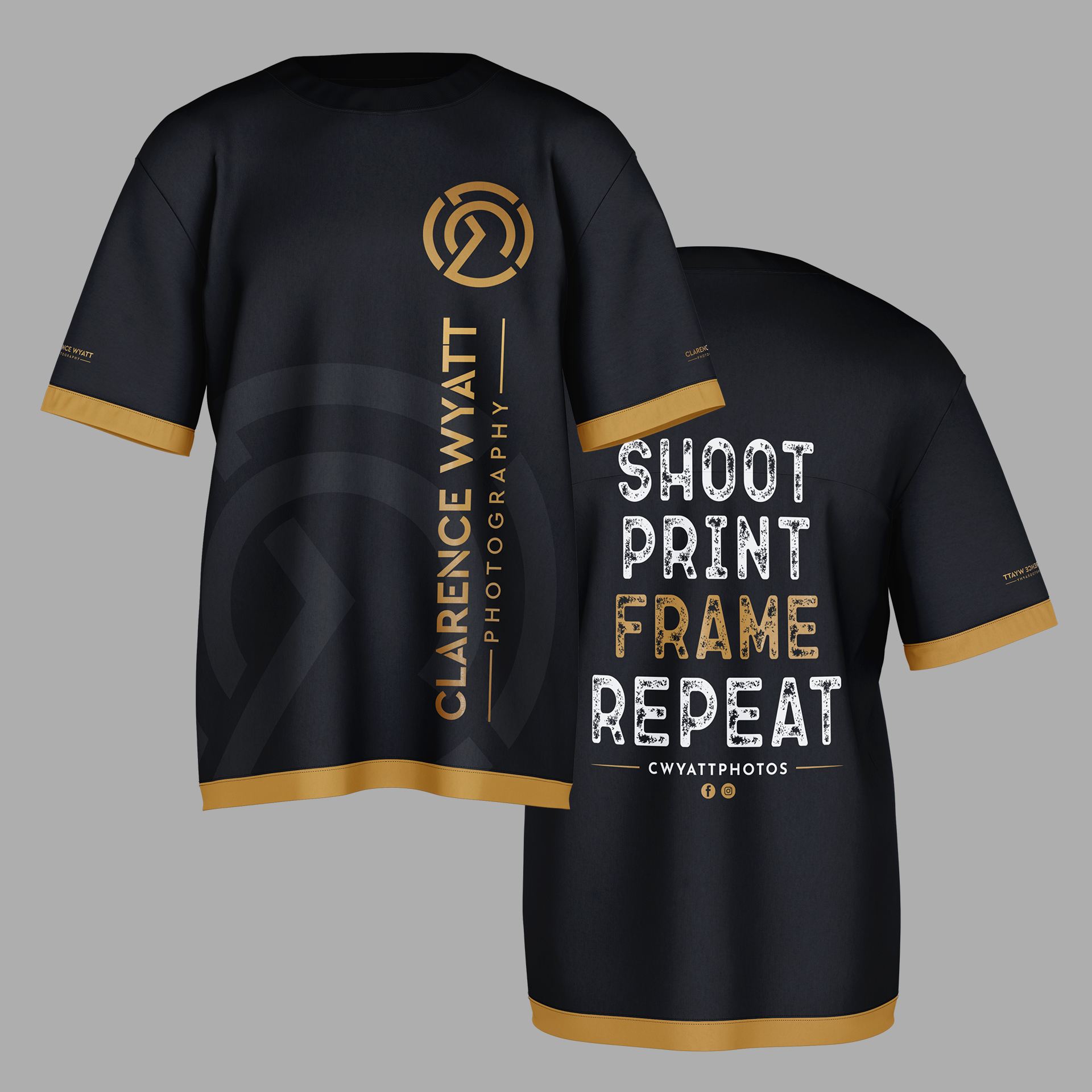 T-shirt Design by Graphic Storm for Clarence Wyatt Photography | Design #28922313