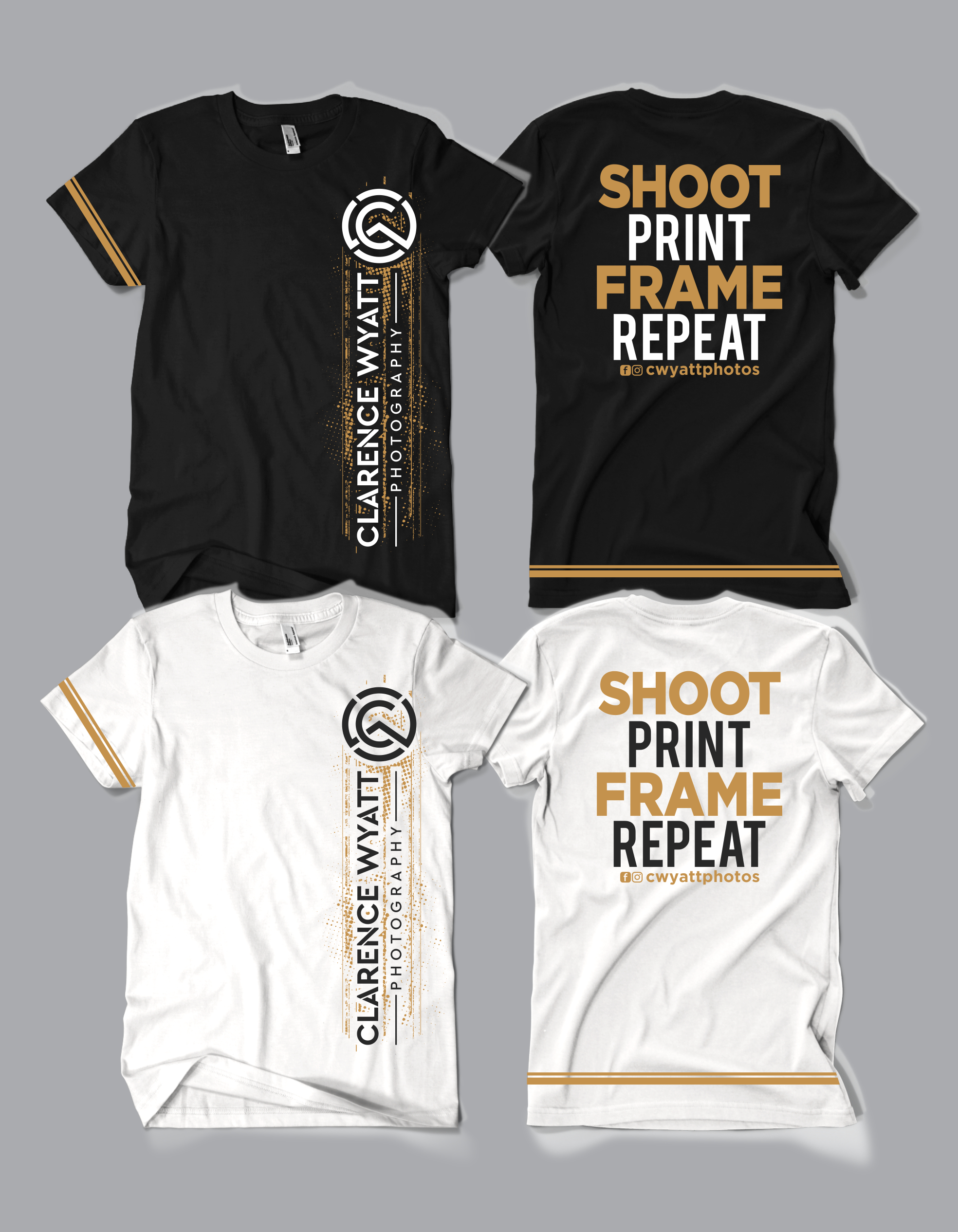 T-shirt Design by Rheanza for Clarence Wyatt Photography | Design: #28920538