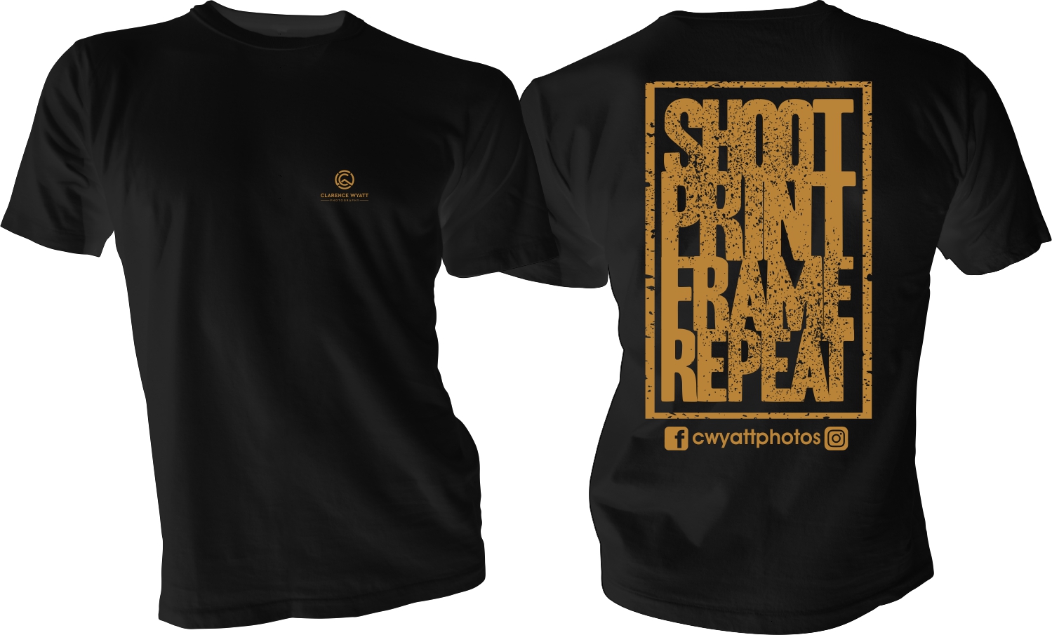 Diseño de Camiseta por bacujkov para Clarence Wyatt Photography | Diseño #28912881