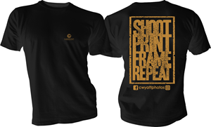 Design de T-shirt par bacujkov pour Clarence Wyatt Photography | Design #28912881