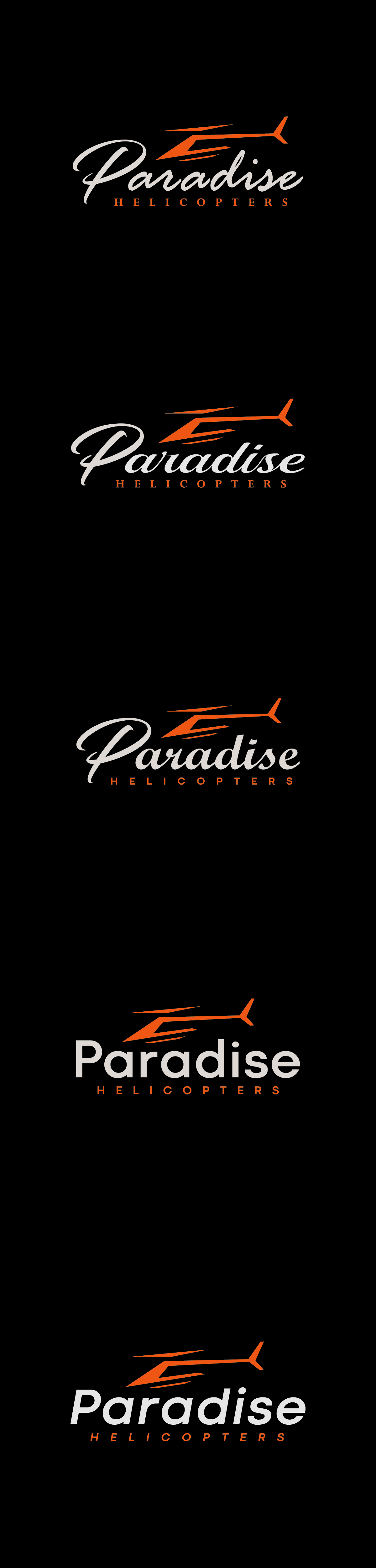 Logo Design by King Cobra for Paradise Helicopters | Design #28944454