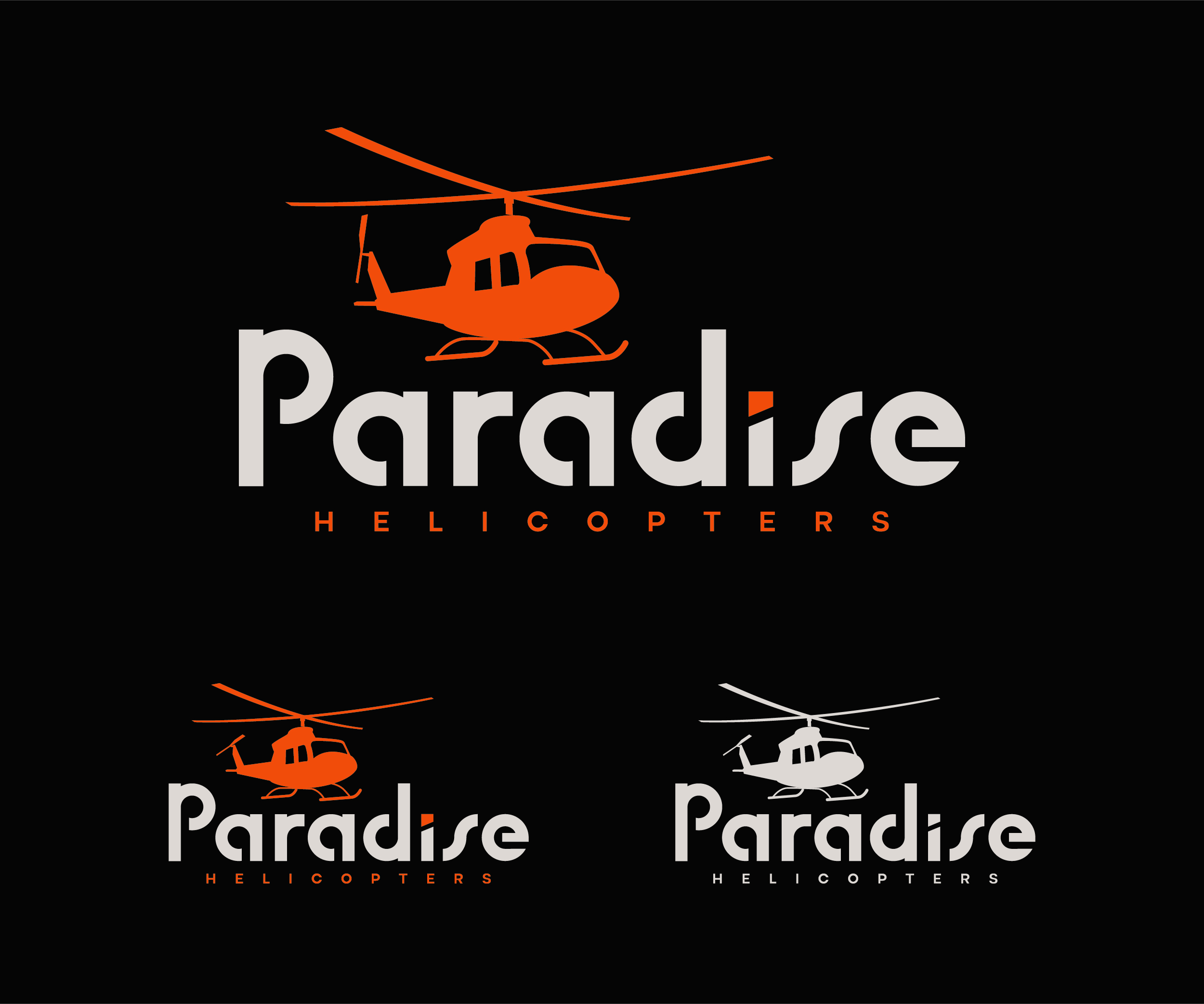 Logo Design by King Cobra for Paradise Helicopters | Design #28950719