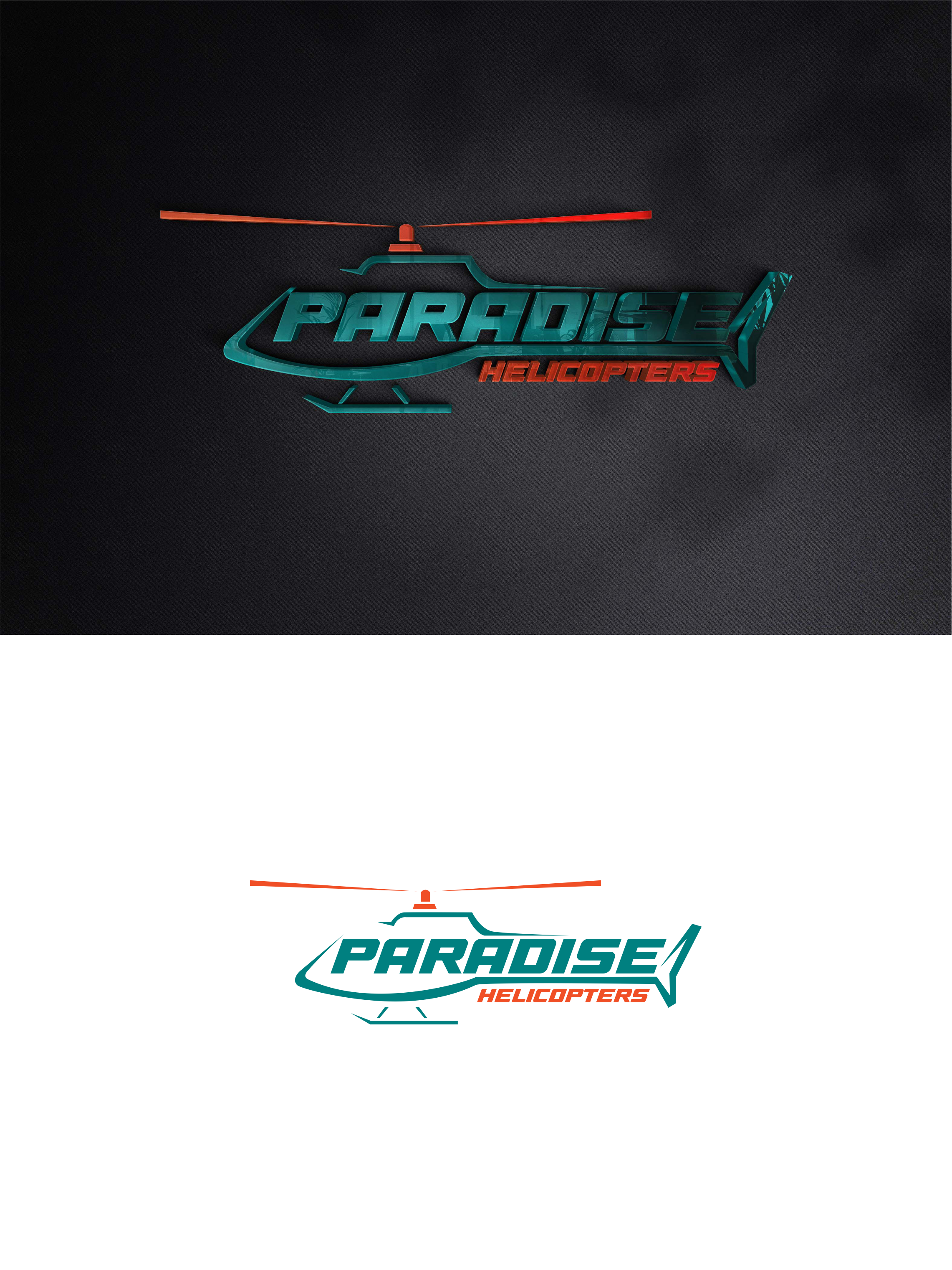 Logo Design by Jose Loaiza for Paradise Helicopters | Design #28928460