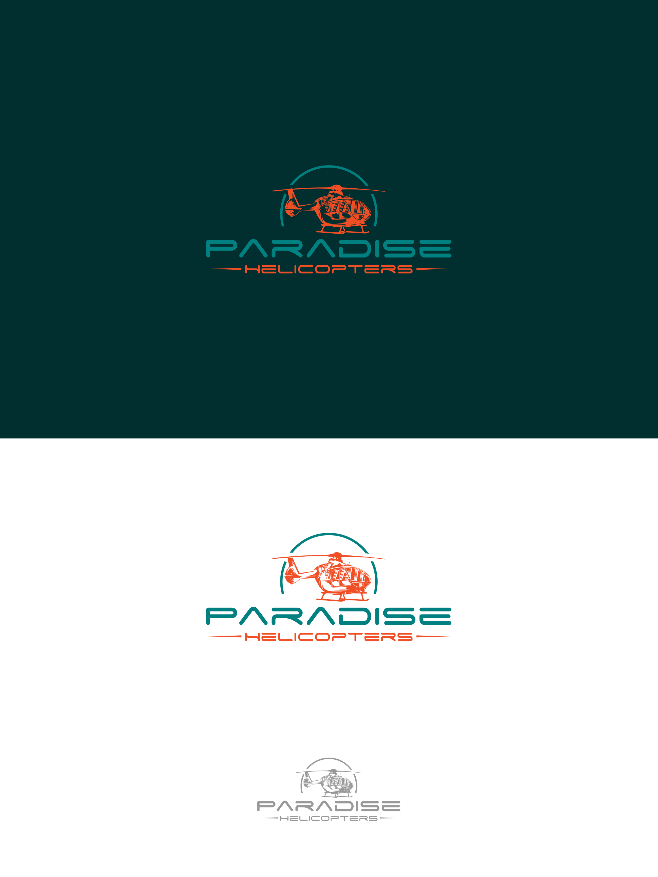Logo Design by Jose Loaiza for Paradise Helicopters | Design #28928510