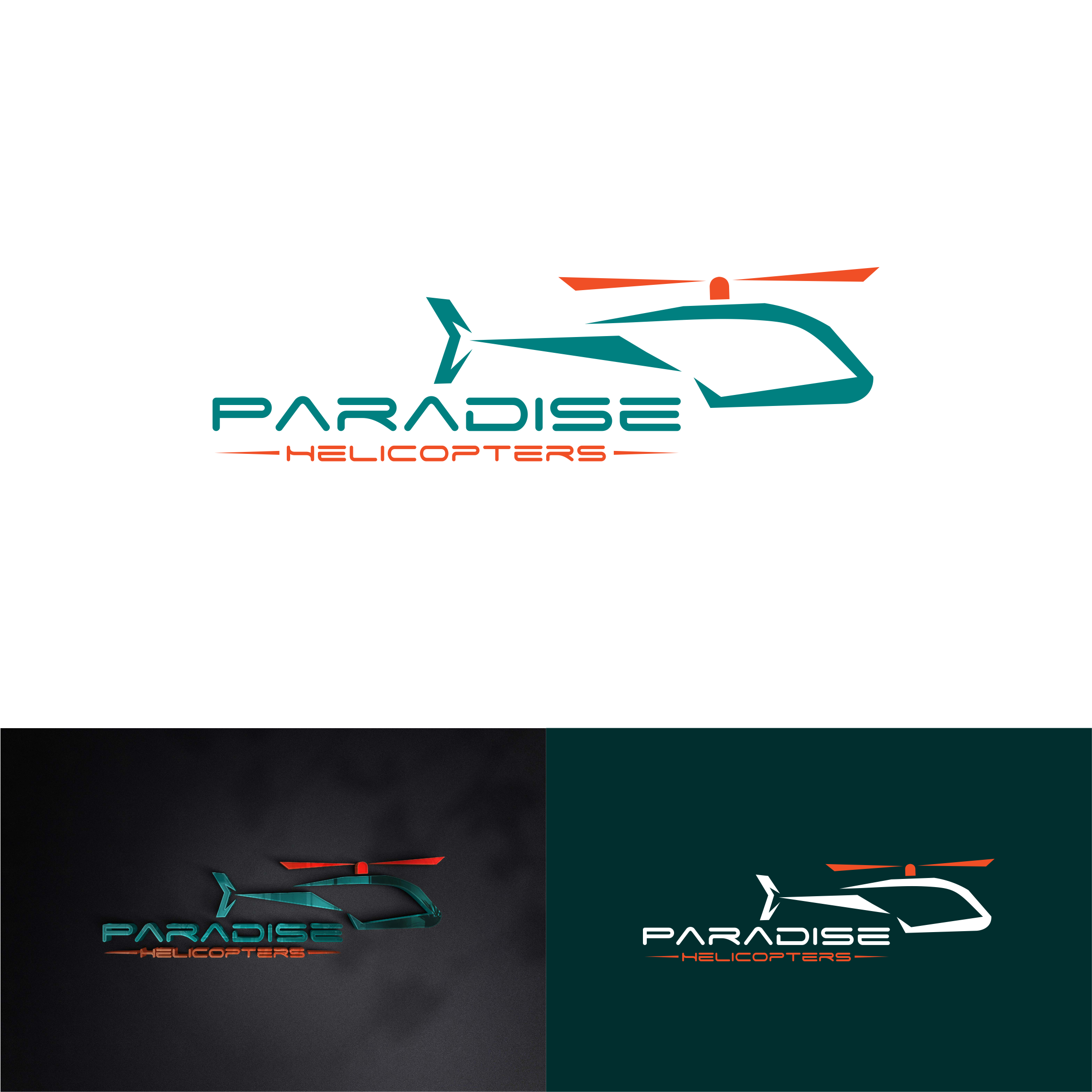 Logo Design by Jose Loaiza for Paradise Helicopters | Design #28928551