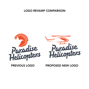 Logo Design by ILLUSTRATOR PRO for Paradise Helicopters | Design: #28942080